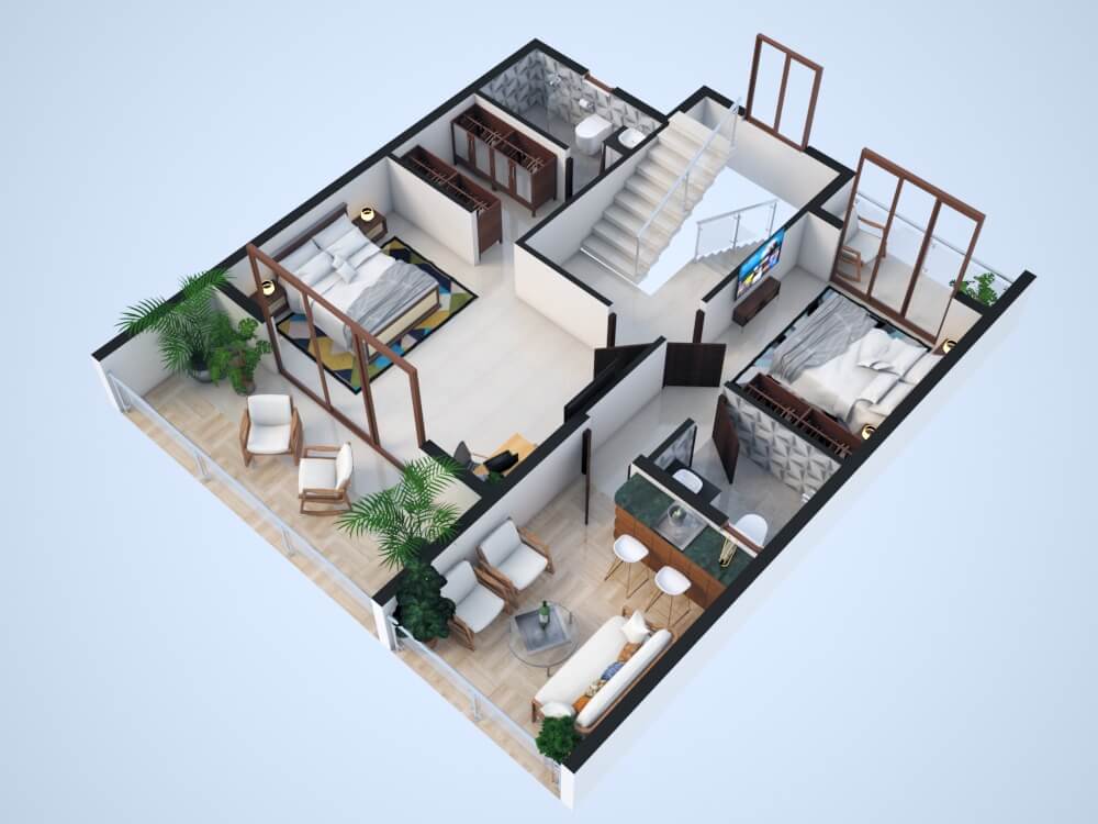 Rose Villas, First Floor Plan